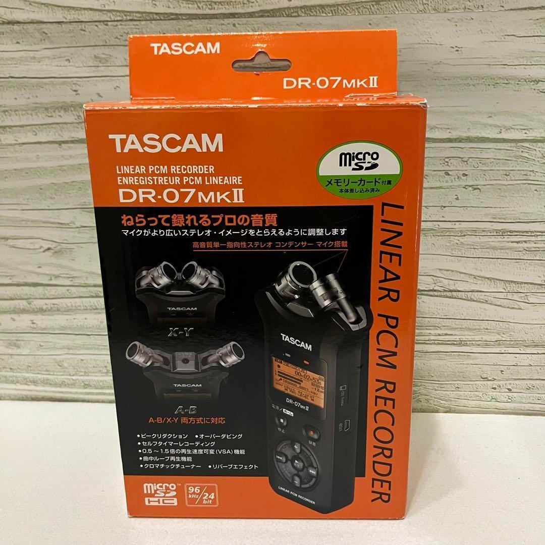 未使用に近い】TASCAM DR-07 MKⅡ ポータブルデジタルレコーダー