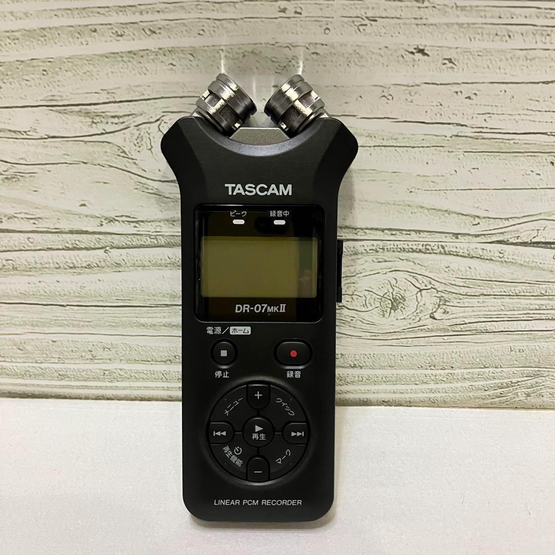 未使用に近い】TASCAM DR-07 MKⅡ ポータブルデジタルレコーダー