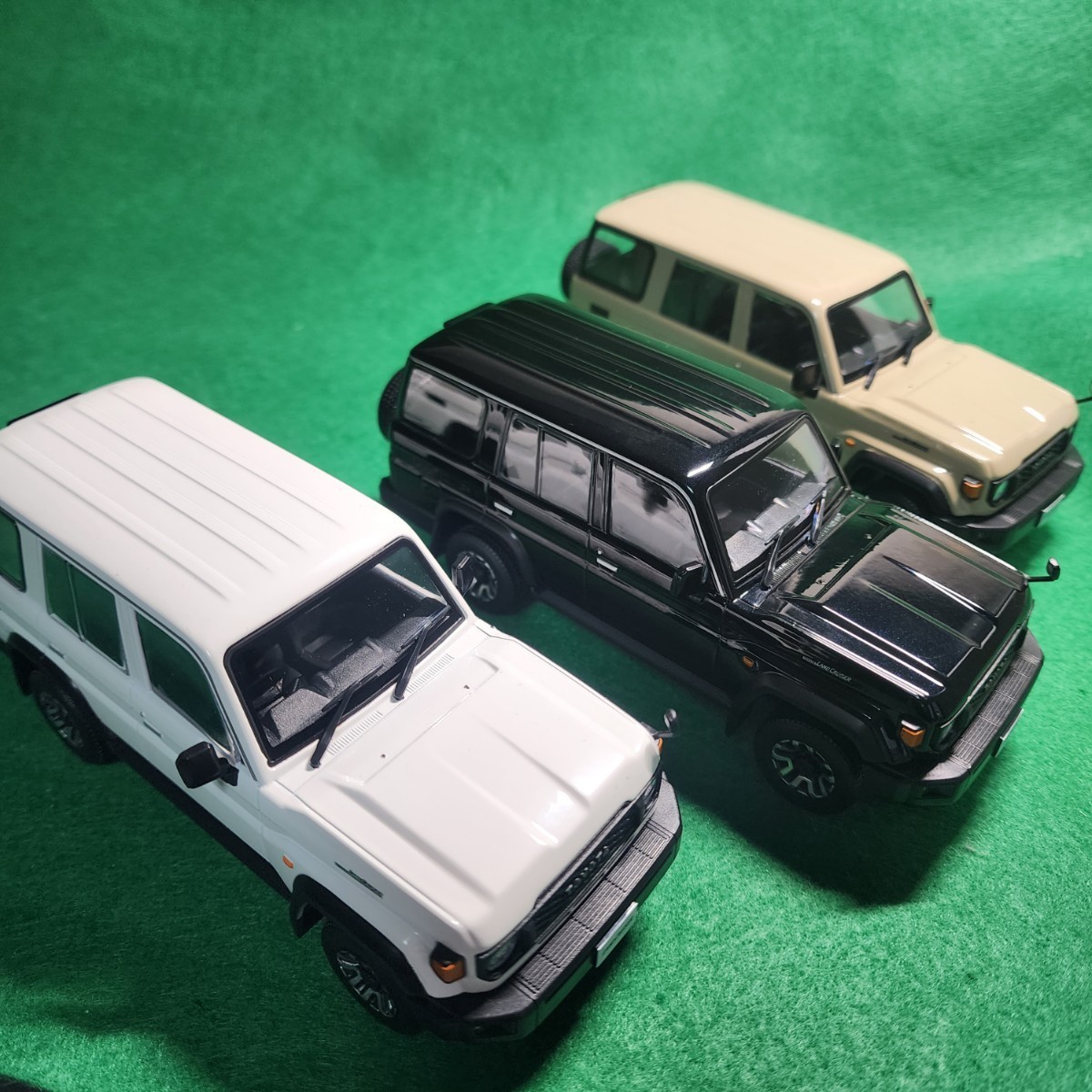 非売品 1/30 ランドクルーザー70 カラーサンプル3台セット トヨタ