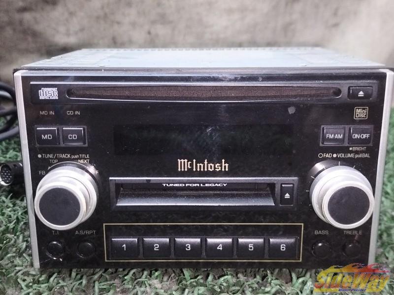 マッキントッシュ　レガシィ　デッキ M_レガシィB4後期(BE5)マッキントッシュ CD/MDデッキ+アンプ+