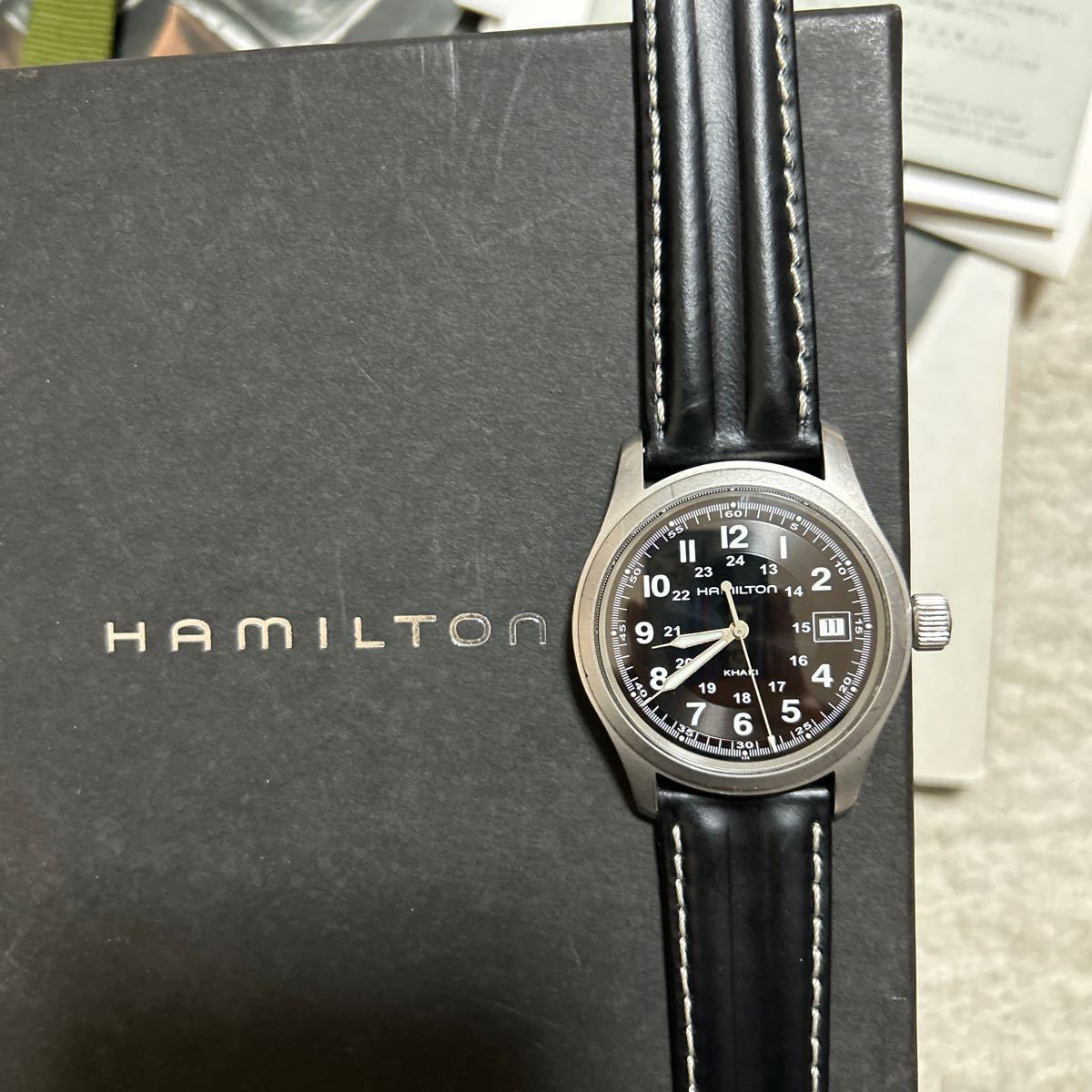 HAMILTON KHAKIハミルトン カーキH684410腕時計 シンプルデザイン 中古