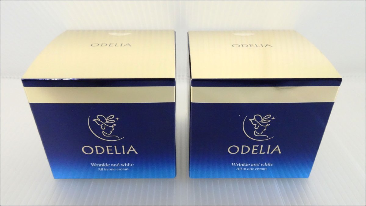 Bana8◆未開封◆ODELIA リンクル＆ホワイト AIOクリーム 50g×2箱 薬用 美白 シワ改善