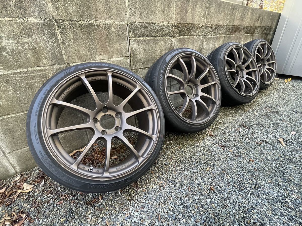 ADVAN Racing RZ アドバンレーシング RZ 18インチ 9J +45 pcd114.3 5穴 4本通し ※自家塗装品 手渡し希望 | ADVAN Racing Ⅲ 20inch／RZ 車用