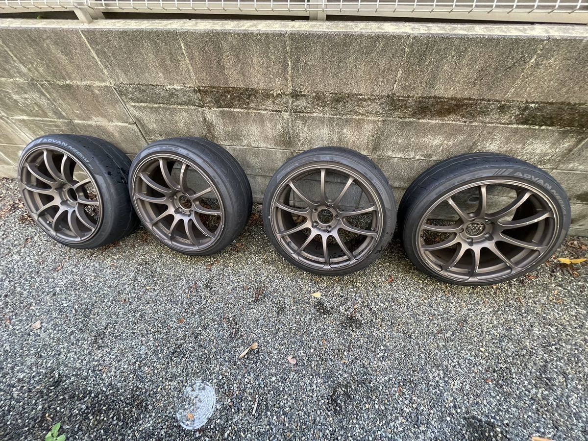ADVAN Racing RZ アドバンレーシング RZ 18インチ 9J +45 pcd114.3 5穴 4本通し ※自家塗装品 手渡し希望 | ADVAN Racing Ⅲ 20inch／RZ 車用