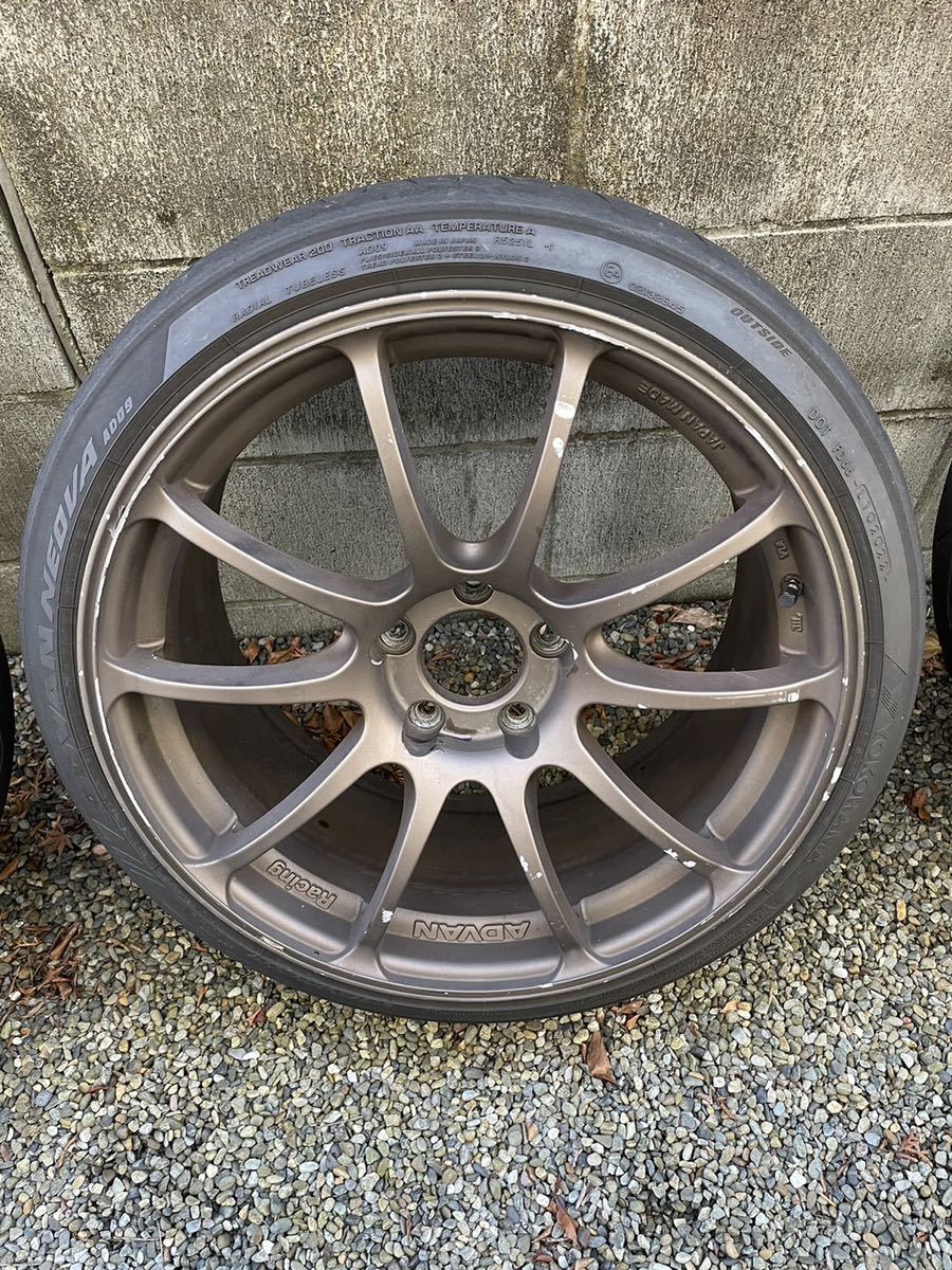 ADVAN Racing RZ アドバンレーシング RZ 18インチ 9J +45 pcd114.3 5穴 4本通し ※自家塗装品 手渡し希望 | ADVAN Racing Ⅲ 20inch／RZ 車用