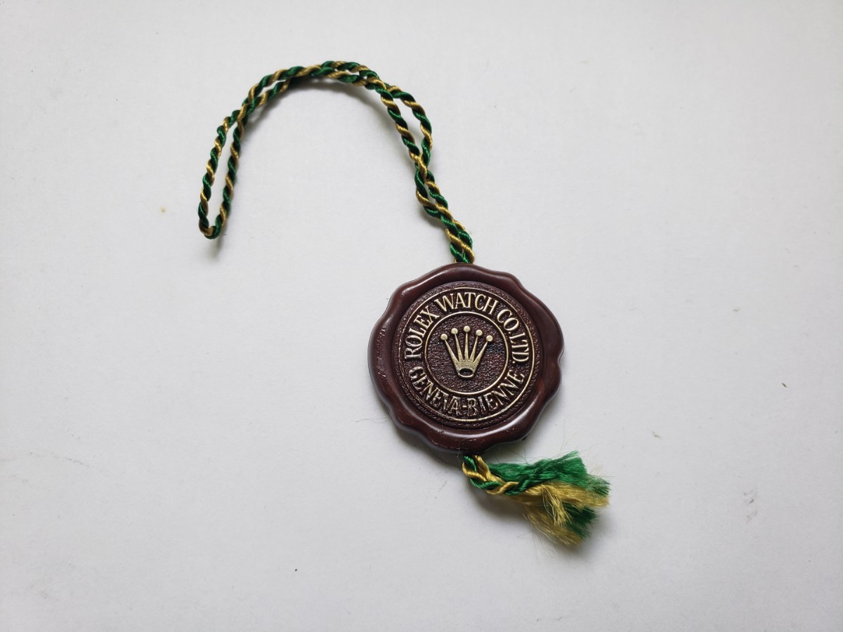 ロレックス 赤タグ 1970年代 クロノメータータグ 純正 ヴィンテージ ROLEX RED tug