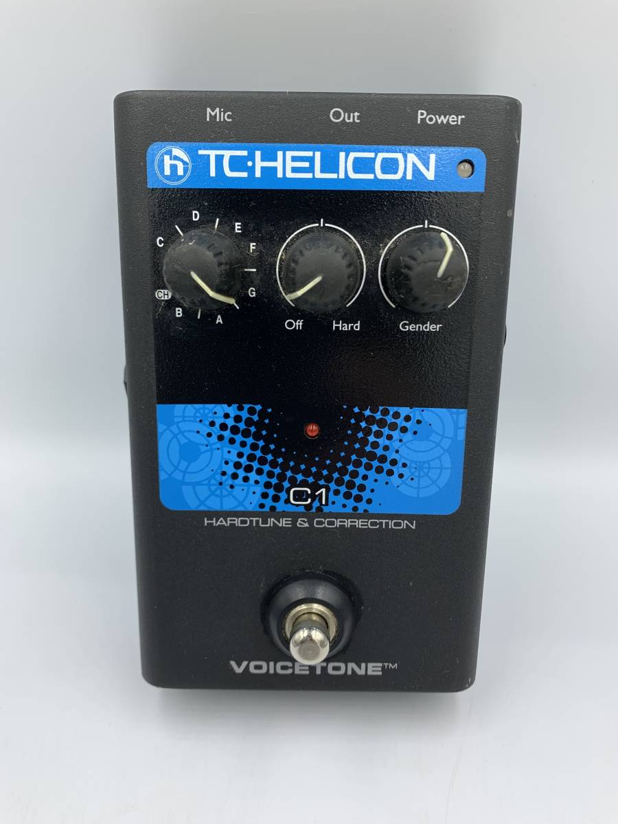 【動作確認出来ないためジャンク】TC HELICON VoiceTone C1 動作確認出来ないためジャンク】TC HELICON VoiceTone C1 動作確認出来