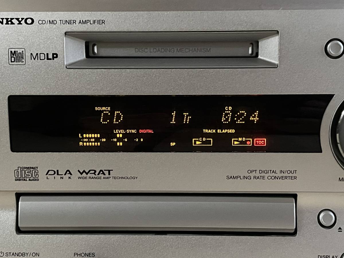 オーディオ機器 ONKYO オンキヨー FR-X7A CD MD