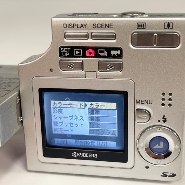 NS30895□【通電確認済】京セラ Finecam SL300R デジタルカメラ