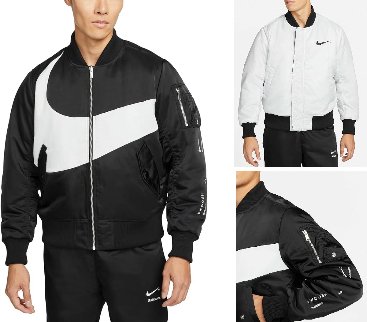 送料無料 【未使用】 NIKE ☆ NSW SYNFL SWOOSH BOMBER JACKET (L
