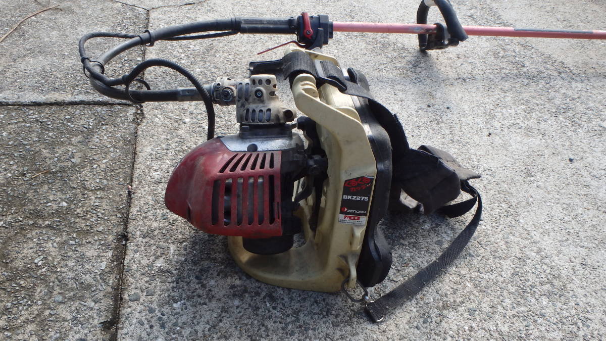 ゼノア BKZ275 草刈機 くるくるカッター 背負 中古 プロ用 Zenoah 