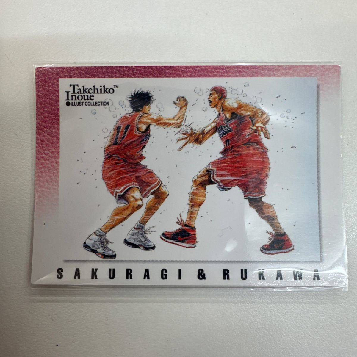 【TM1214】CARDDASS MASTER 井上雄彦 スラムダンク イラストコレクション114 SAKURAGI&RUKAWA トレカ レトロ コレクション