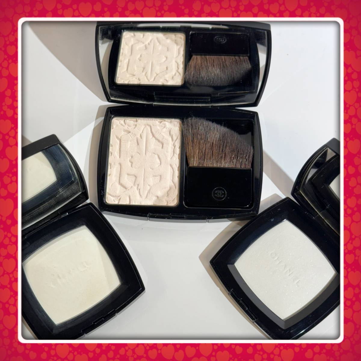 CHANELシャネル★フェイスパウダー3点セット★ルミエールスクルテドゥシャネル、プードゥルルミエールグラッセ、など