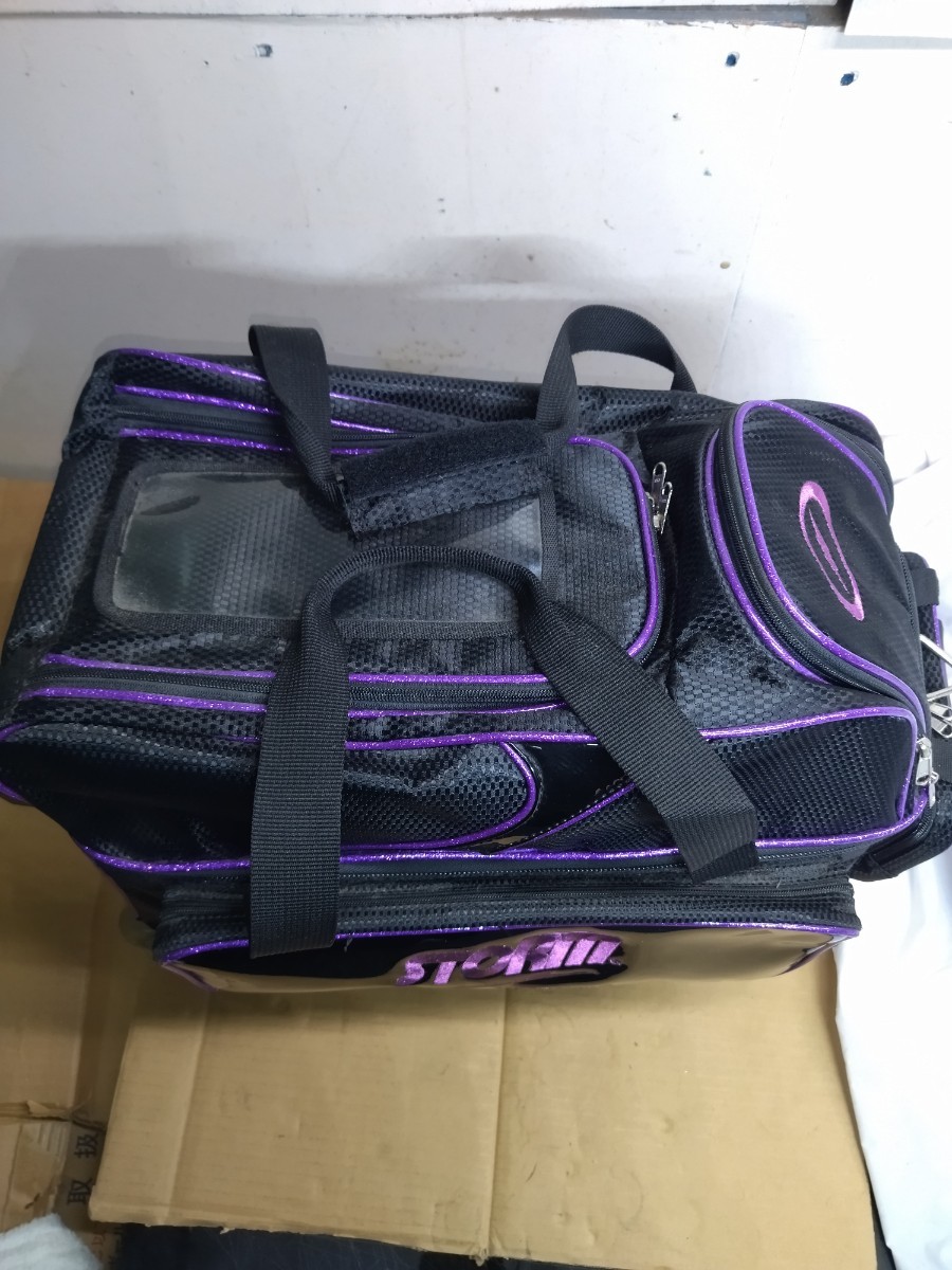 STORM ボウリングバッグ SB207-DF 2ボールローラー キャリー ケース 紫