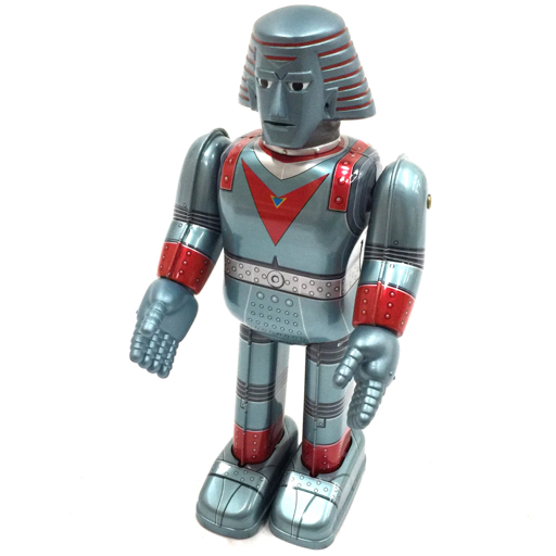 1円 メディコム・トイ テレビ版 ジャイアントロボ 高さ約22.3cm ゼンマイ式 ブリキ 玩具 ホビー 日本製 保存箱付き