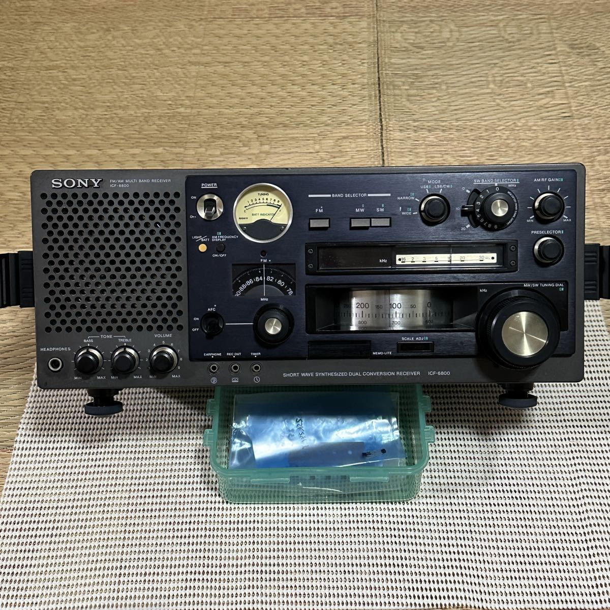 Sony ICF-6800（中古品）注意書き変更 SONY ICF-6800 不動品 SONY ICF-6800 ソニー Yahoo!オークション 動作