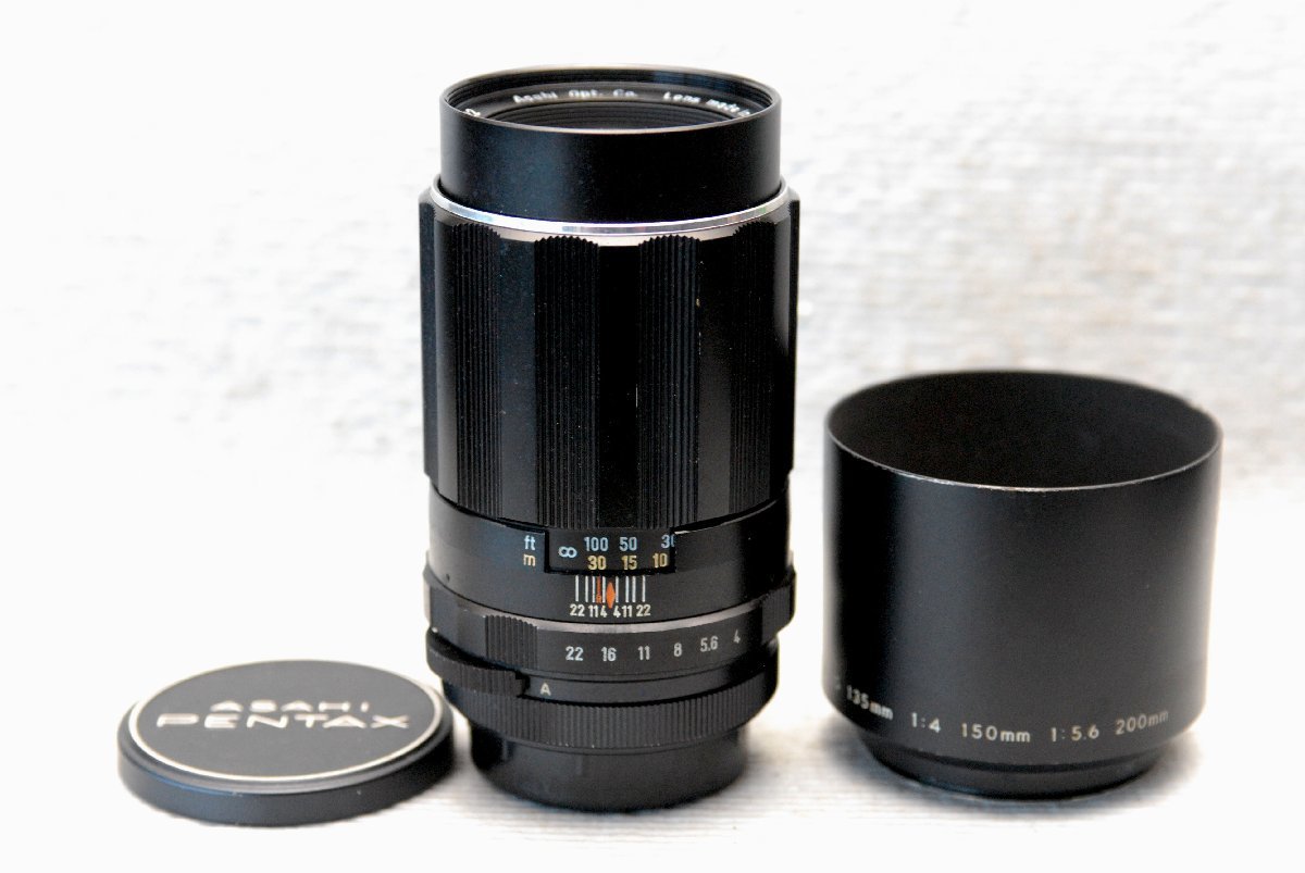 PENTAX ペンタックス純正 M42マウント専用 150mm MF 高級単焦点レンズ 1:4 超希少・作動品