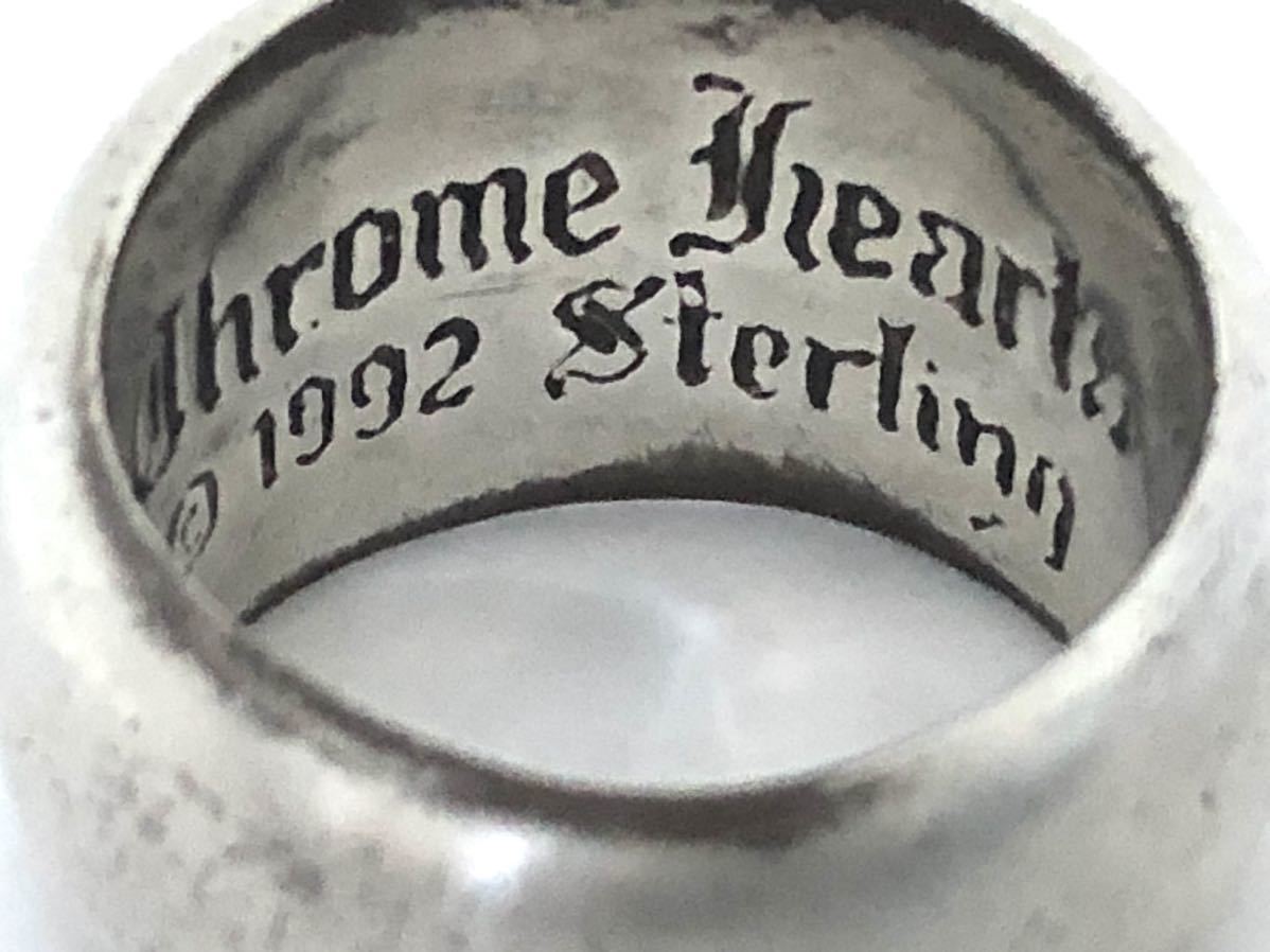 正規品□CHROME HEARTS クロムハーツ /SEAL STAMP RING シール