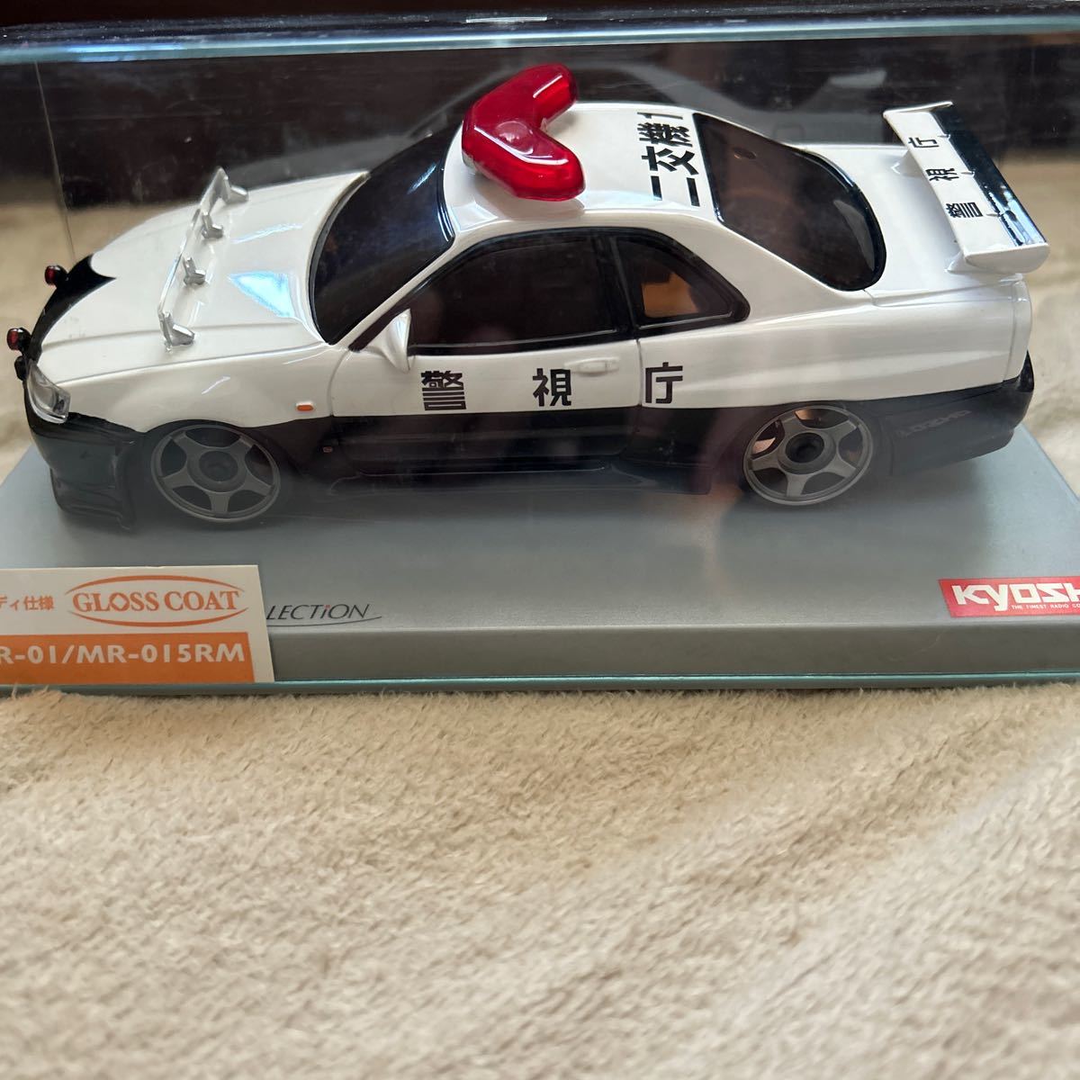 京商 R34 警視庁パトカー GT-R オートスケールコレクション - ミニッツ