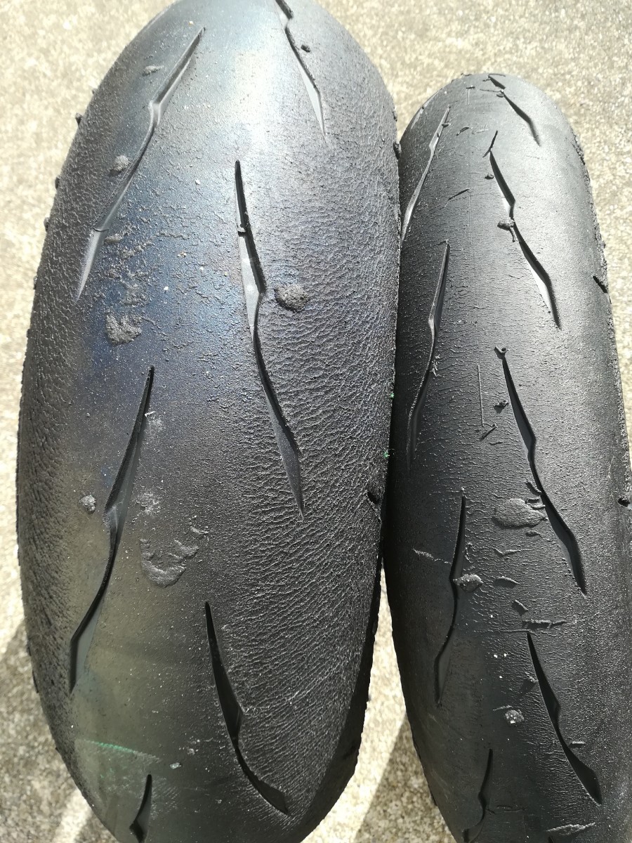ブリヂストン バトラックス R11 中古前後セット 120/180-17インチ 2022
