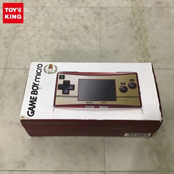 1円〜 欠品 ゲームボーイ ミクロ OXY-001 本体 ハッピー! マリオ 20th