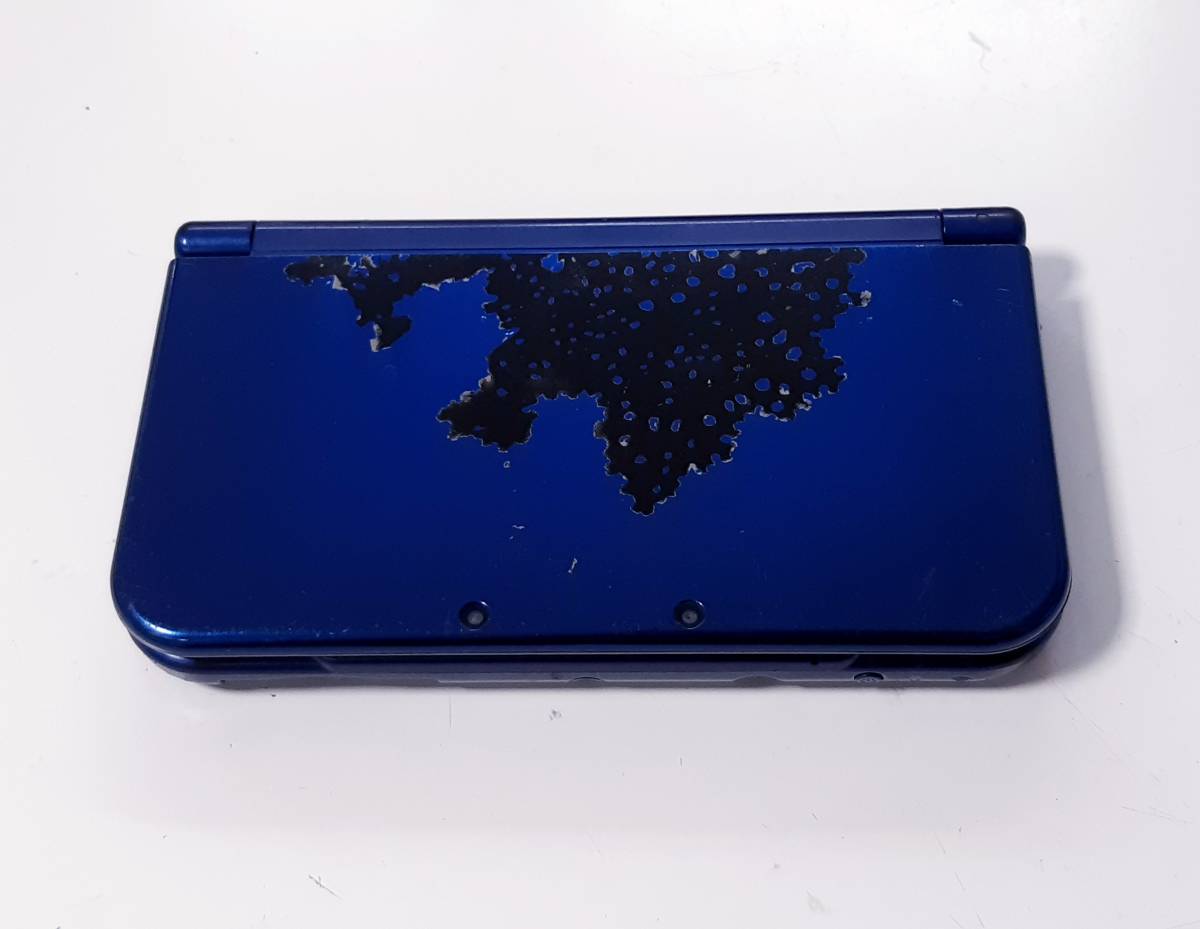 動作確認済み】《訳あり》任天堂 new3DSLLメタリックブルー本体