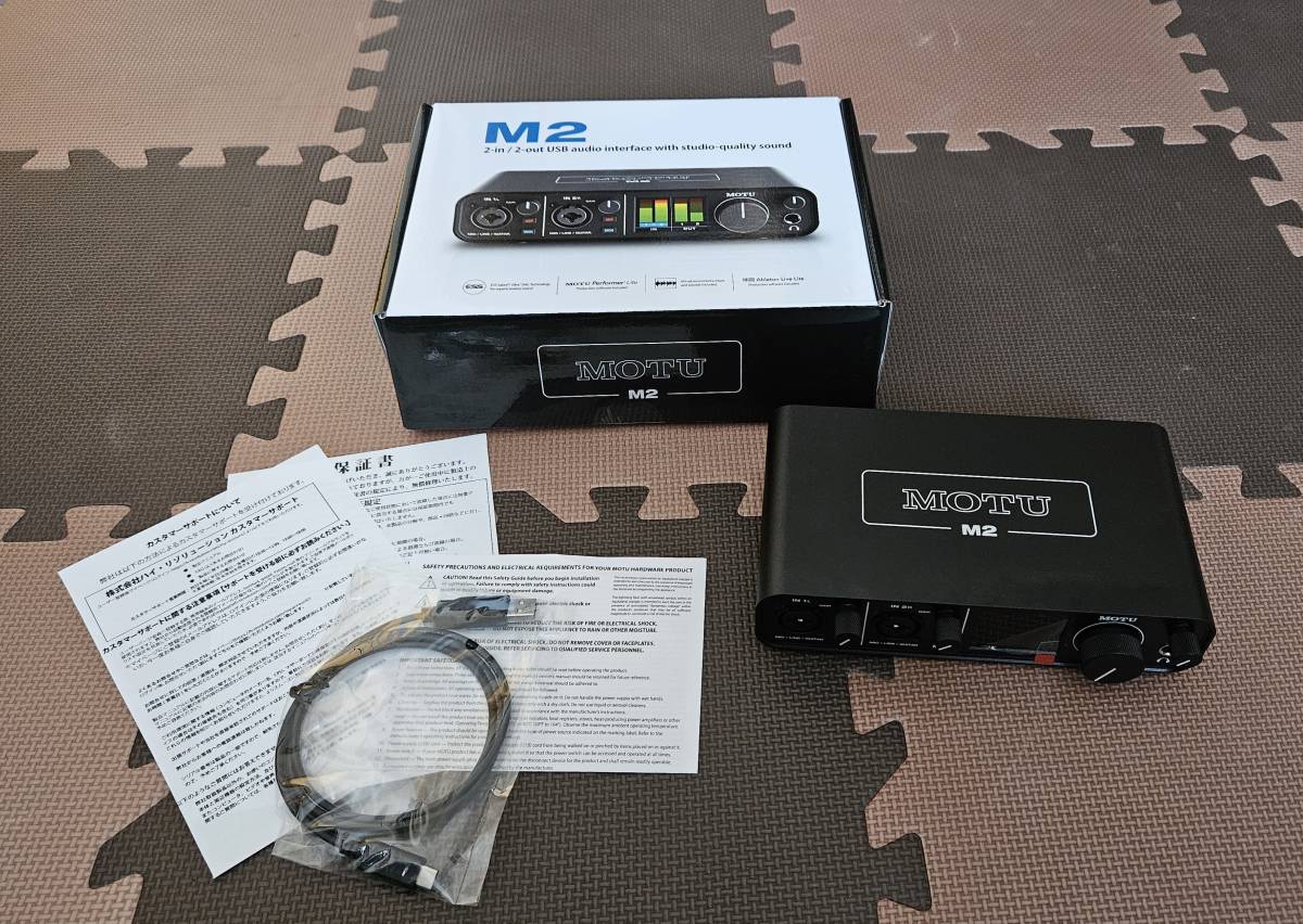 美品・動作確認済み】MOTU M2 オーディオインターフェース 【公式通販】