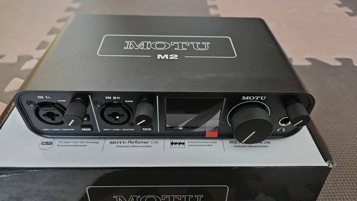 美品・動作確認済み】MOTU M2 オーディオインターフェース 【公式通販】