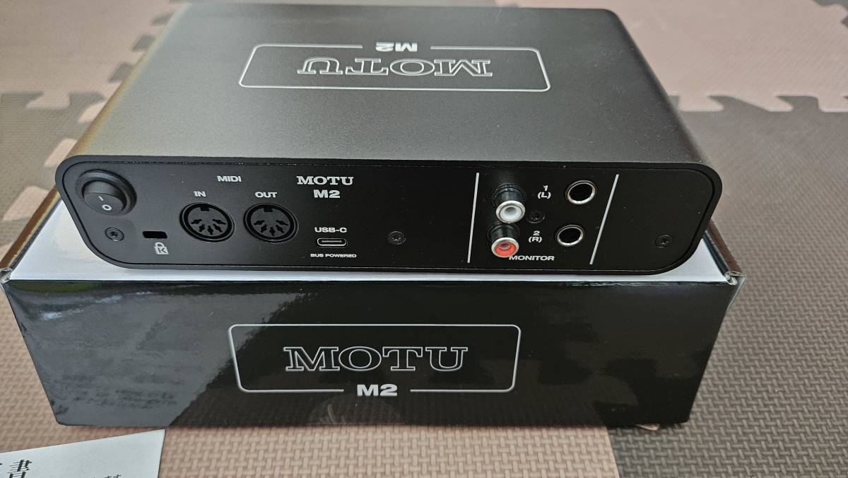 美品・動作確認済み】MOTU M2 オーディオインターフェース 【公式通販】