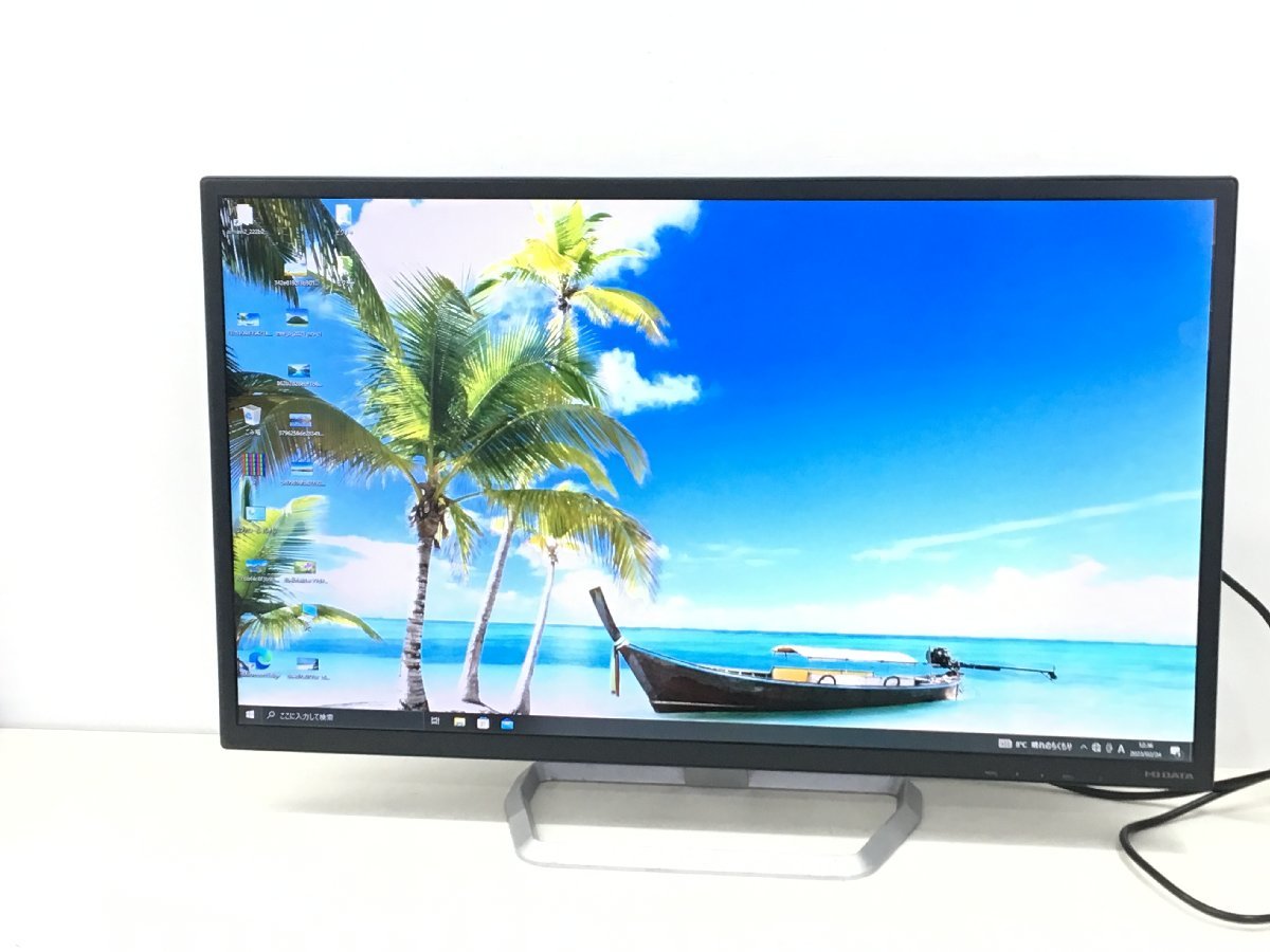IO-DATA 31.5型 液晶モニタ- LCD-MF321XDB-B 広視野角ADSパネル採用 　訳あり　中古現状品（管：2A-M）　