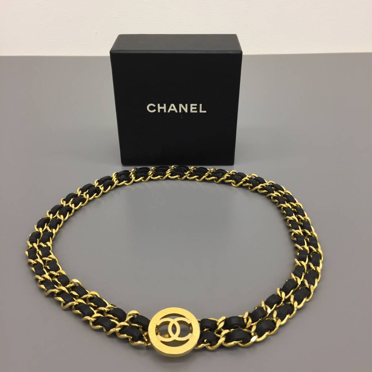CHANEL ヴィンテージ シャネル ココマーク メダル ダブルチェーン 