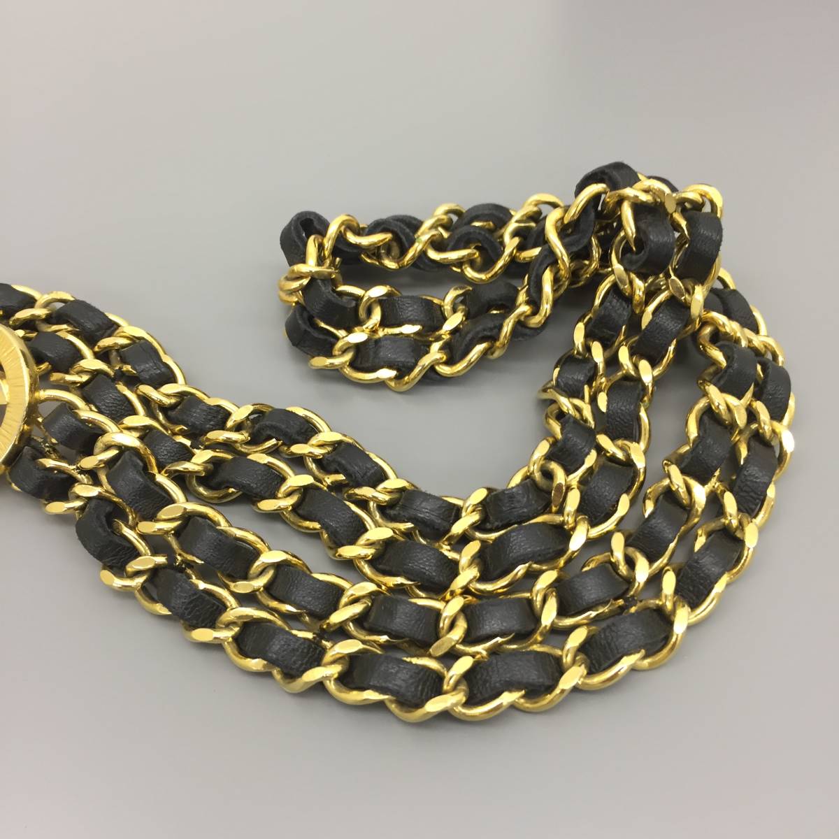 CHANEL ヴィンテージ シャネル ココマーク メダル ダブルチェーン 