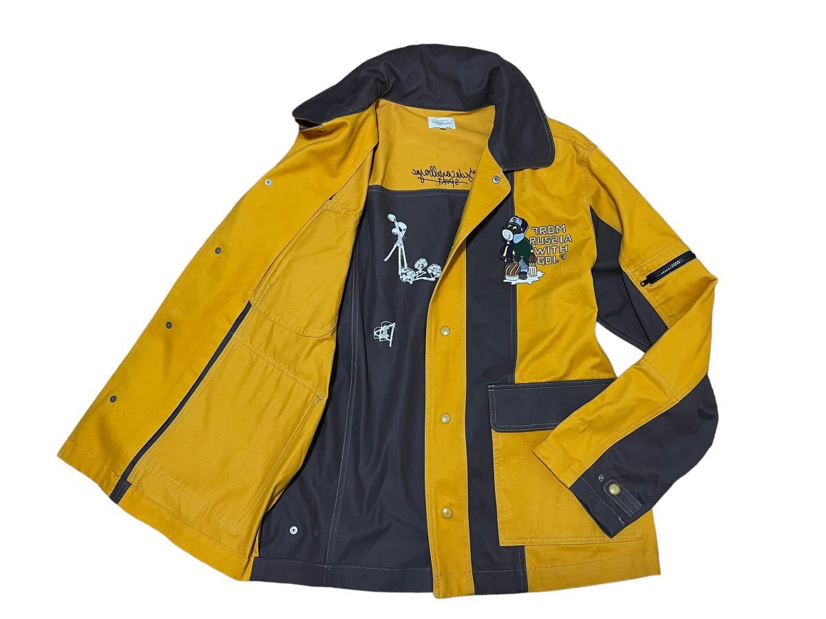 極美品 CASTELBAJAC カステルバジャック マウンテンパーカー アウター ブルゾン ジャケット 綿100% 大きいサイズ