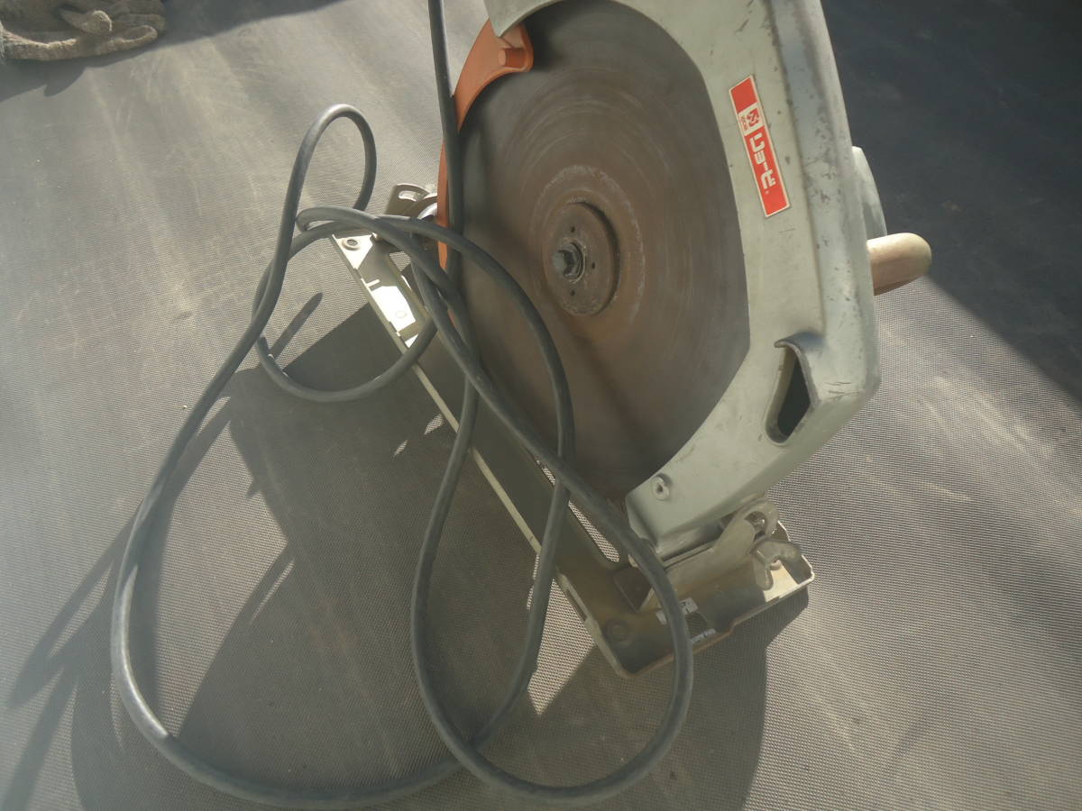 リョービ　大型電動丸ノコ　W-126　320㎜　木工用　中古品　DIY　日曜大工　大きな丸のこ　_1