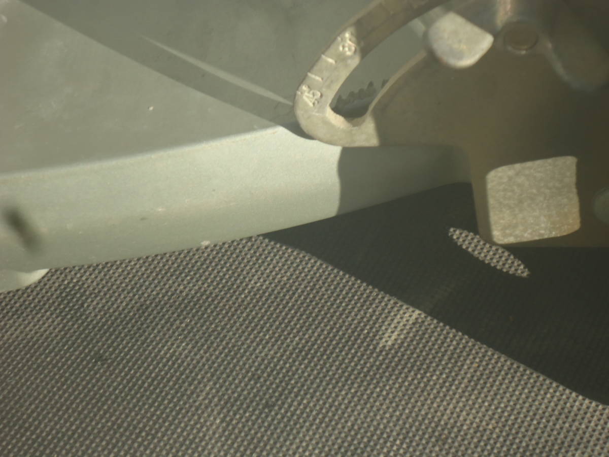 リョービ　大型電動丸ノコ　W-126　320㎜　木工用　中古品　DIY　日曜大工　大きな丸のこ　_4