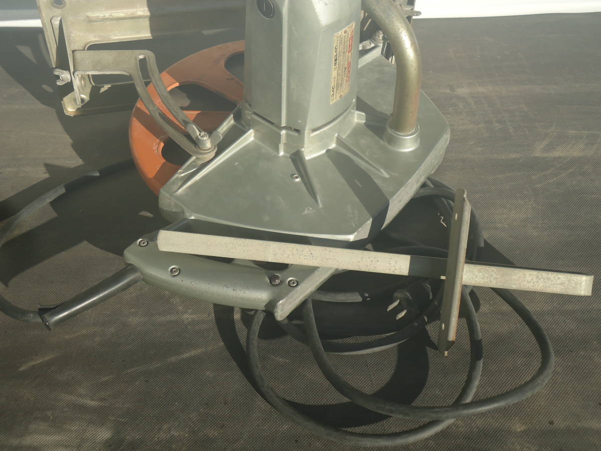 リョービ　大型電動丸ノコ　W-126　320㎜　木工用　中古品　DIY　日曜大工　大きな丸のこ　_5