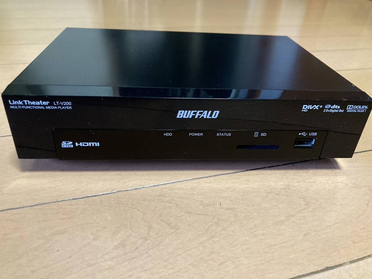 PC周辺機器 BUFFALO メディアプレイヤー LT-V200 PC周辺機器 BUFFALO メディアプレイヤー LT-V200