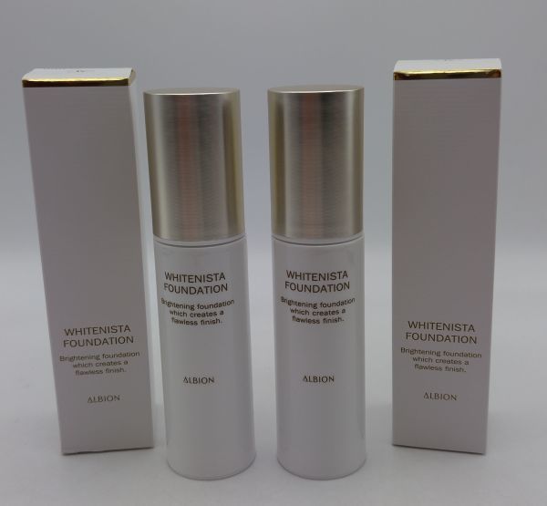 X★新品 アルビオン ホワイトニスタ ファンデーション 060 30ml×2本セット★