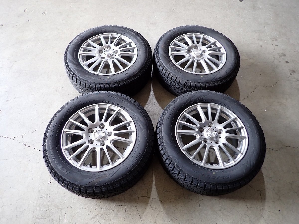 4本セット】スタッドレスタイヤ＆ホイールセット 205/60R16 2018年製 