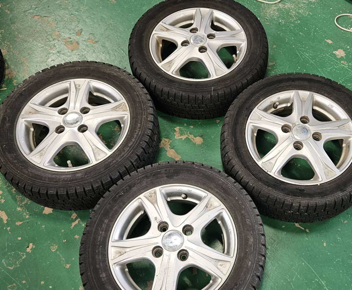 オートバックス 155&frasl;65R13 ノーストレック スタッドレスタイヤ N5 ノーストレックN5 155の通販 Yahoo | 155⁄65R13 YW737 NorthTrek AUTOBACS 軽自用アルミ付きスタッドレス4本組 冬タイヤ ヤマダウェブコム