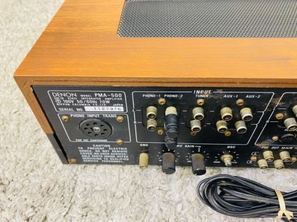 DENON PMA-500 / デノン プリメインアンプ【ジャンク品】♪TK 家電、AV