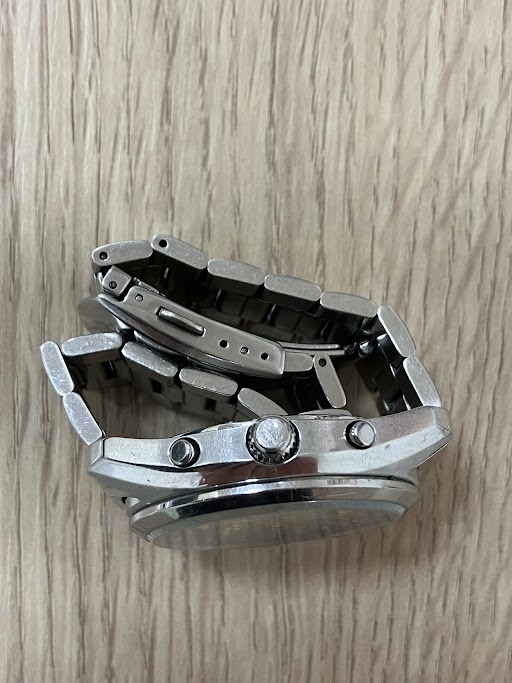 #T10897　ORIENT　TT10-D0-B　クロノグラフ　　TY01-C3-B　ソーラー ORIENT CA TT10-D0-B b 稼働ORIENT オリエントTT10-C0-B