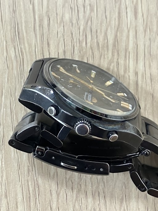 #T10897　ORIENT　TT10-D0-B　クロノグラフ　　TY01-C3-B　ソーラー ORIENT CA TT10-D0-B b 稼働ORIENT オリエントTT10-C0-B
