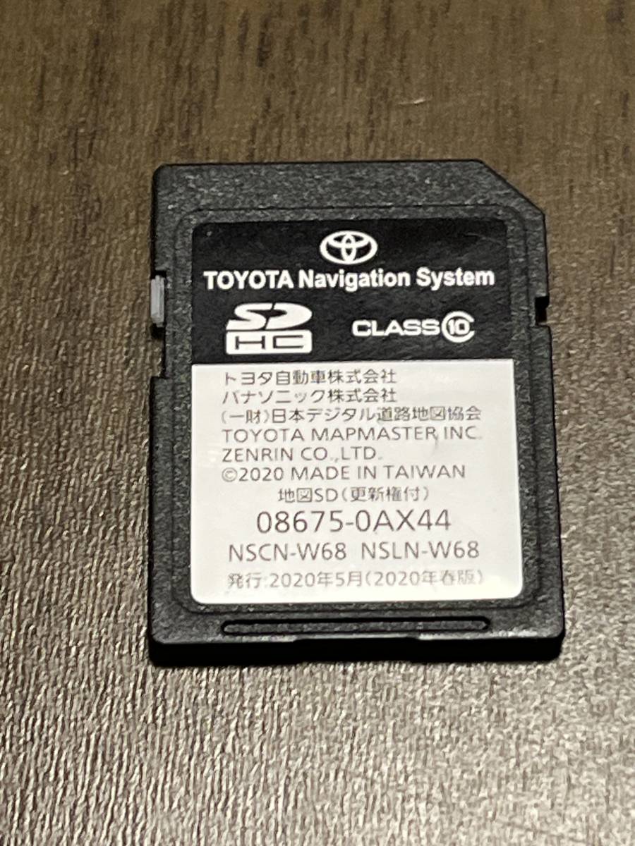 NSCN-W68 地図SD NSLN-W68 TOYOTA ナビゲーション用SDカード 22/10