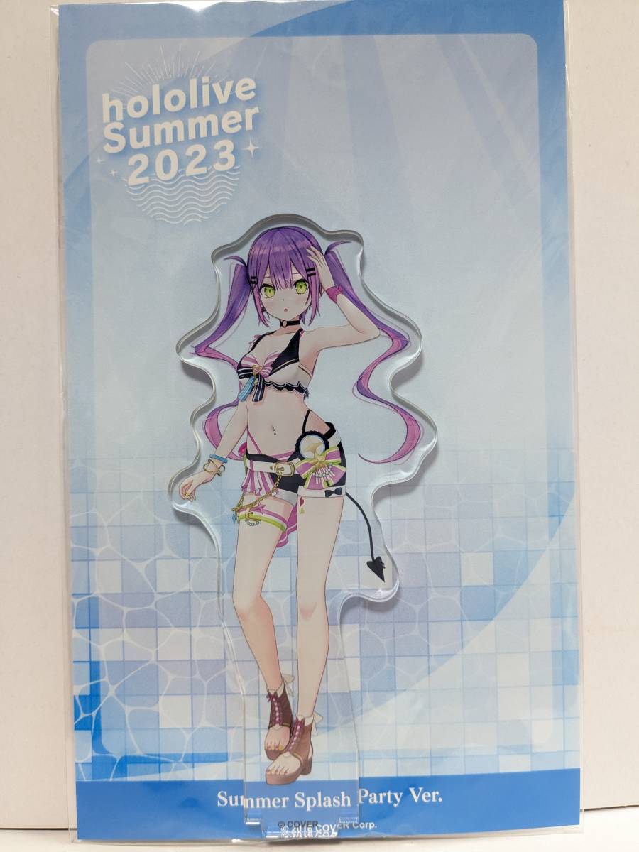 常闇トワ 3Dアクリルスタンド サマースプラッシュパーティーver. ホロライブ 水着 アクスタ OFFICIAL hololive Tokoyami Towa
