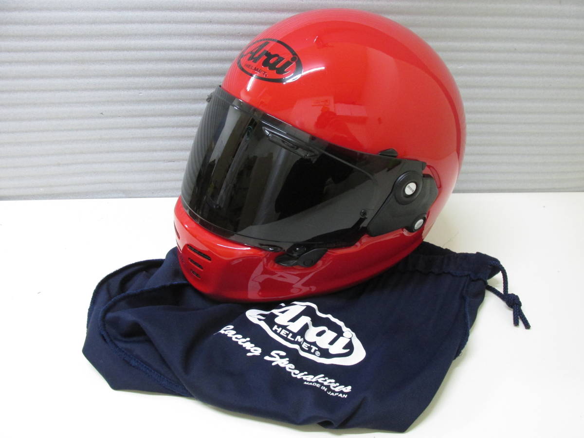 ◇美品 Arai アライ SNELL RAPIDE NEO 赤 サイズM 57-58cm 2019年製
