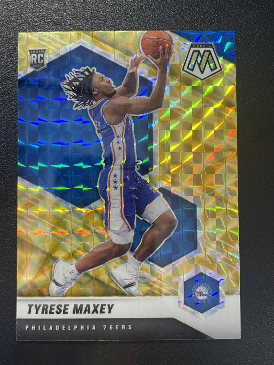 人気定番，セール Tyrese Maxey RC 2020 Mosaic YELLOW GOLD REACTIVE Rookie Card NBAカード(その他)｜売買されたオークション情報、yahooの商品情報をアーカイブ公開 - オークファン その他