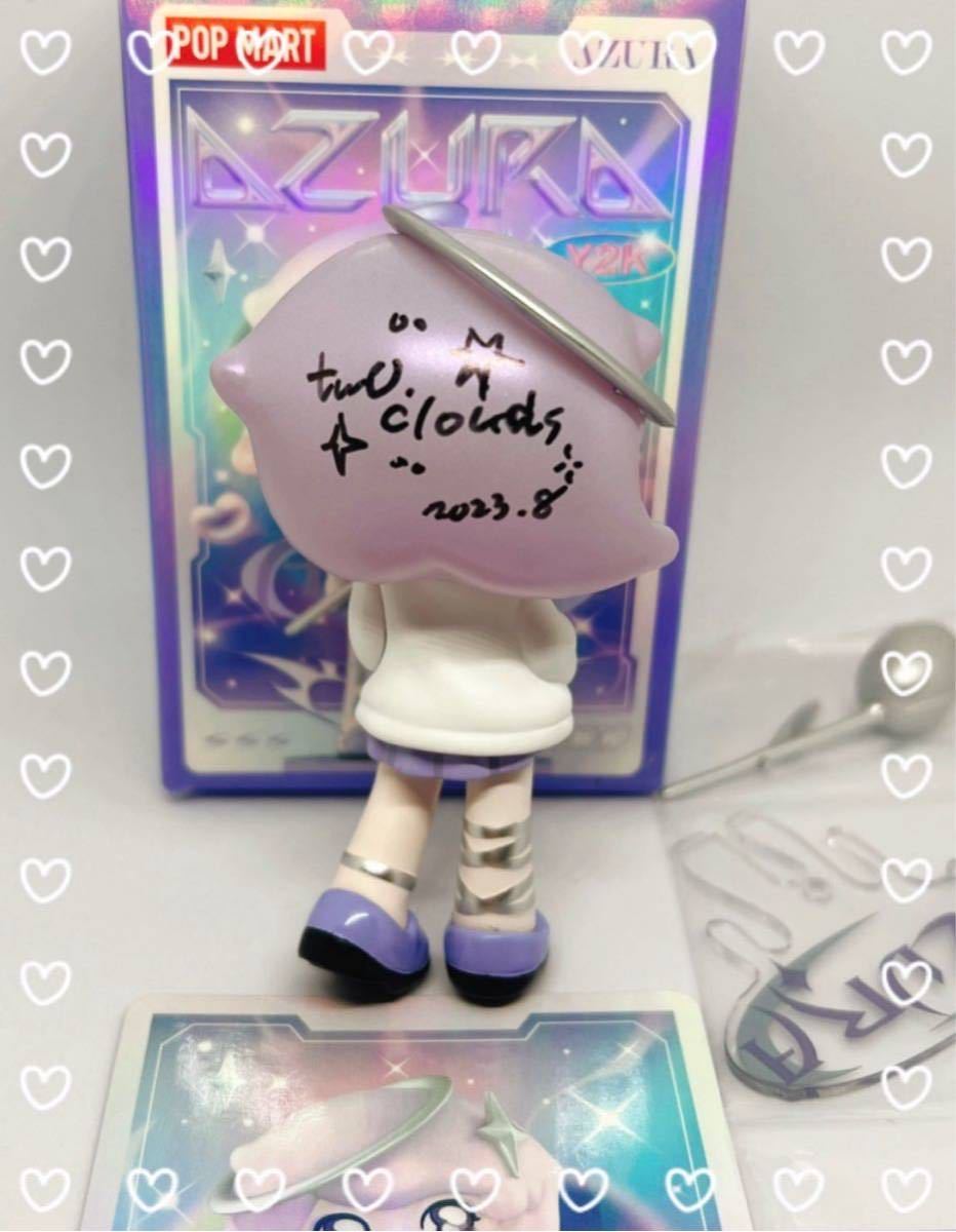 ２CLOUD 直筆サイン入り AZURA Y2K POPMART ポップマート アズラ_2