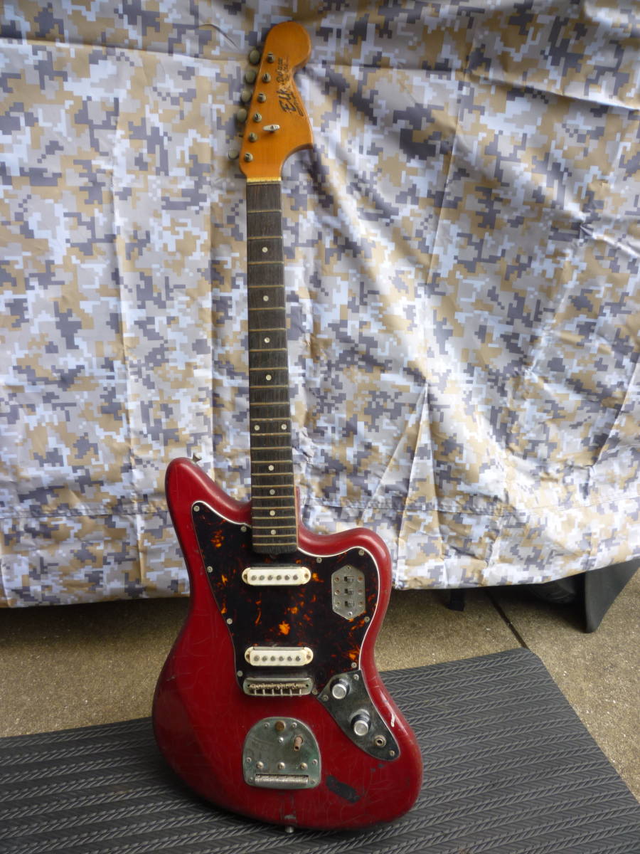 エレキギター 1960年代　ジャンク ジャンク エルク デラックス ELK Deluxe ジャガータイプ エレキギター