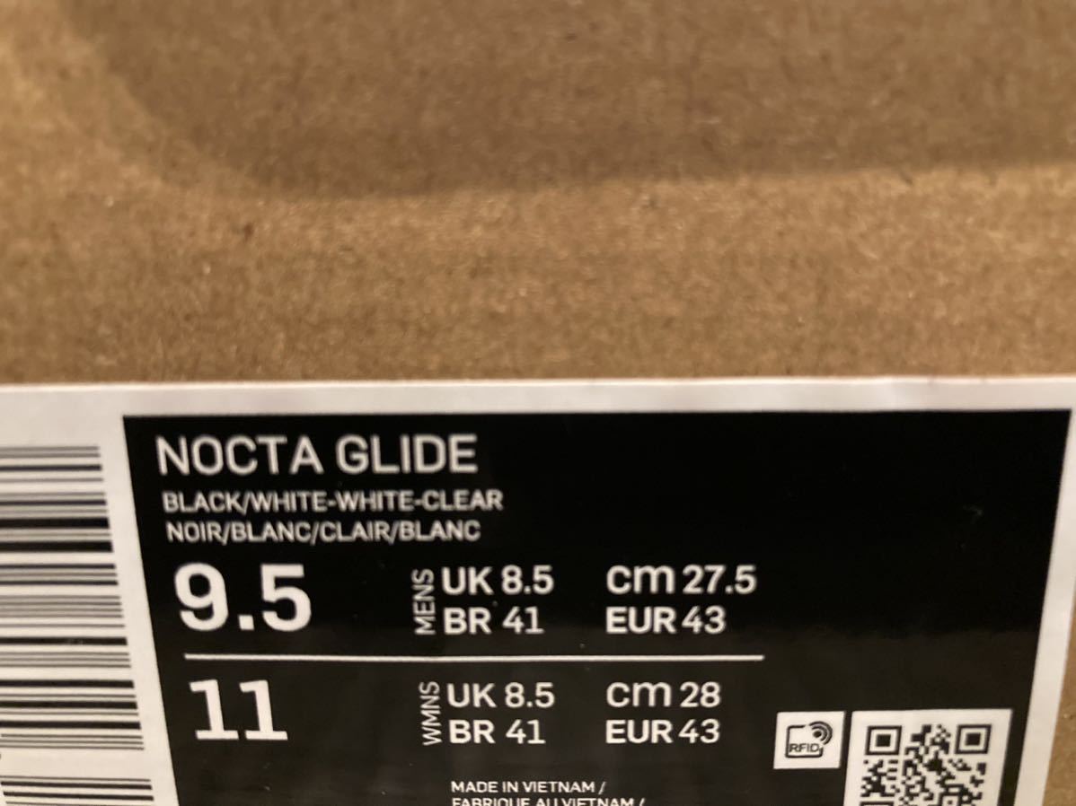 お得，100%新品 NOCTA NIKE GLIDE 27.5cm DM0879-001 ナイキ ノクタ 